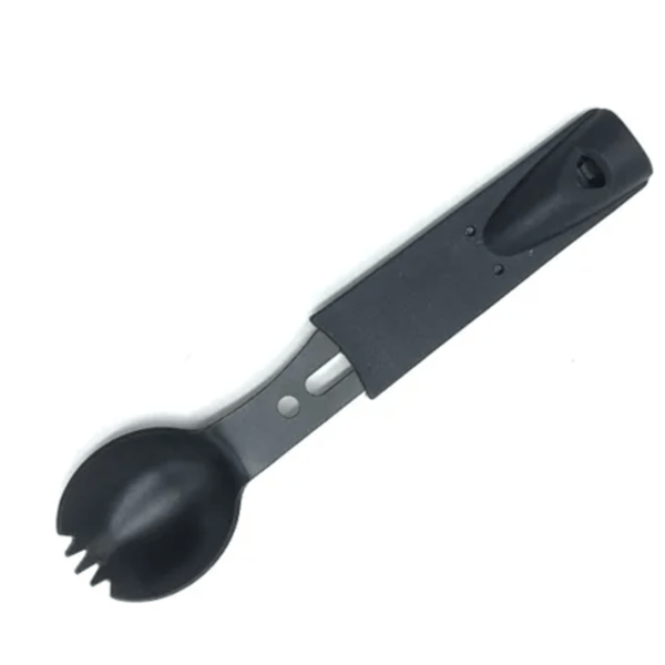 Multifunktionell skedkniv, backpacking tillbehör Orange