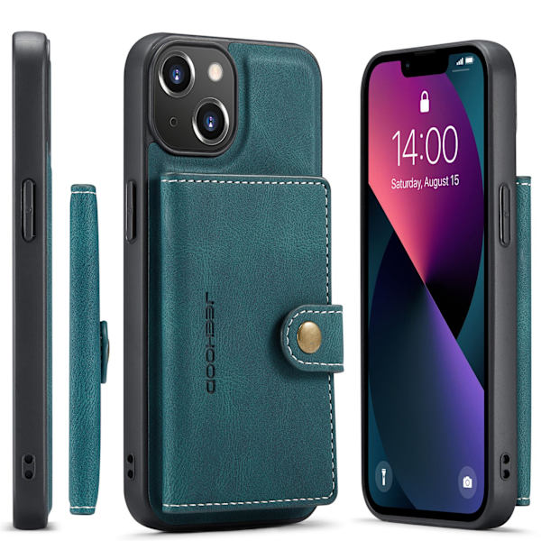 Smart och Genomtänkt Skal med Kortfack - iPhone 13 Mini Brun