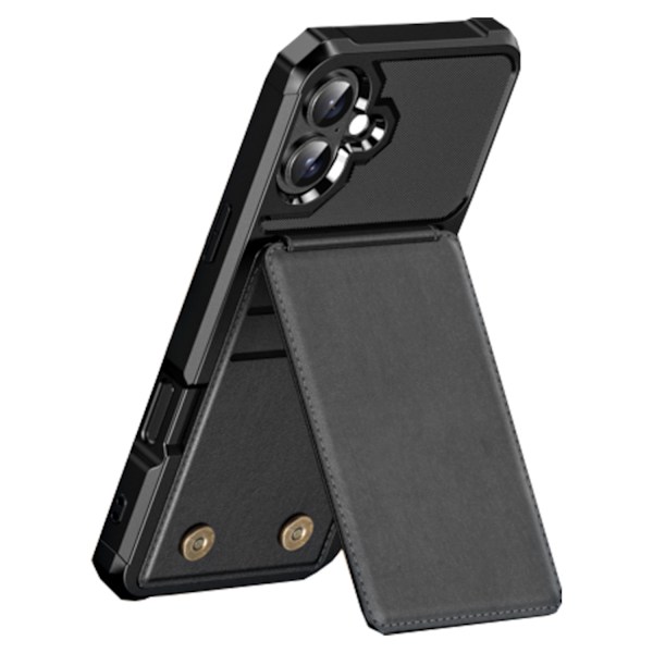 iPhone 16 Card Case - Slimmat & Hållbart Svart