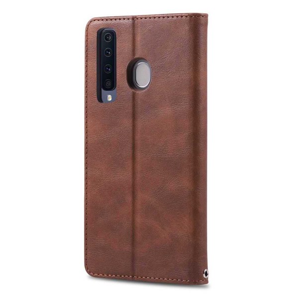 Effektivt AZNS Wallet Cover - Samsung Galaxy A9 2018 Mörkbrun