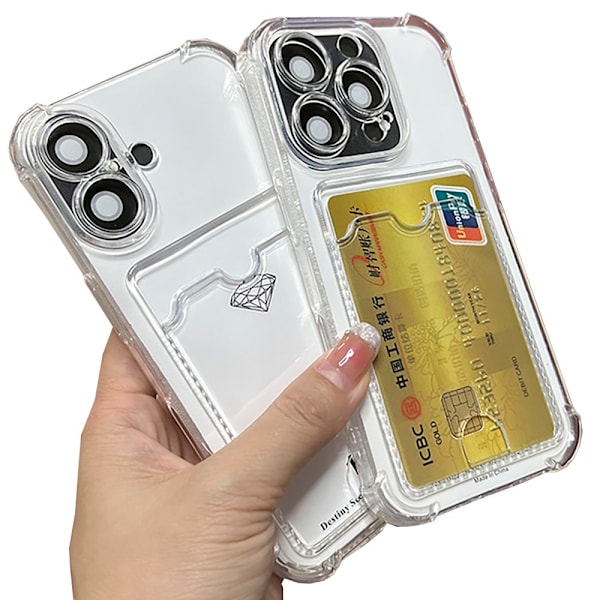 Praktiskt & Elegant - 2-i-1 Plånboksfodral för iPhone 16 Plus