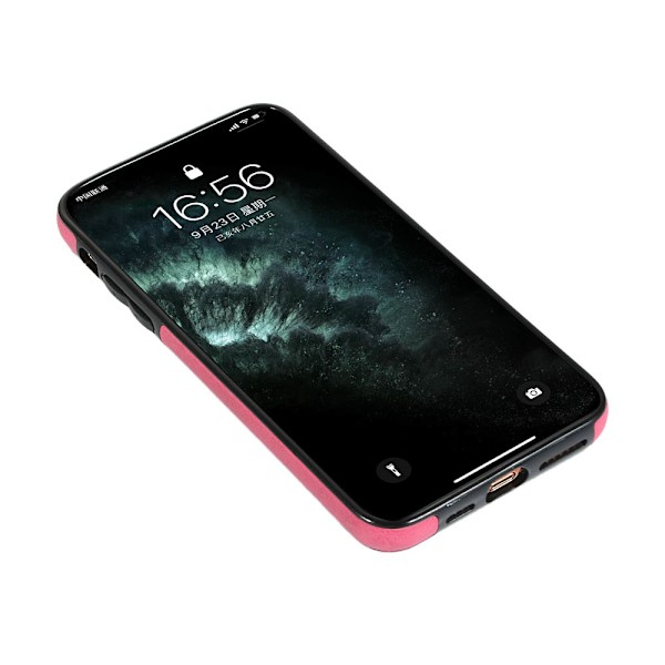 iPhone 11 Pro Max - Elegant Slittåligt Plånboksfodral Rosa