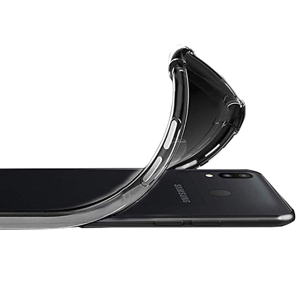 Samsung Galaxy A40 - Stilsikkert Ruff-Grip Deksel Blå/Rosa