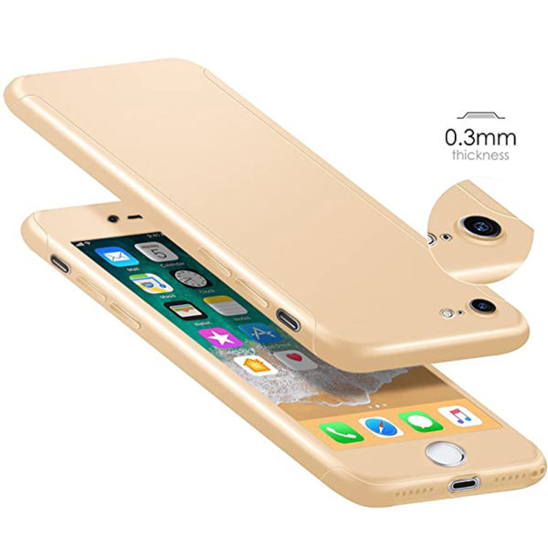 Gjennomtenkt Double Shell (FLOVEME) - iPhone SE 2020 Guld