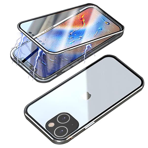 Tyylikäs magneettinen kuori - iPhone 14 Röd