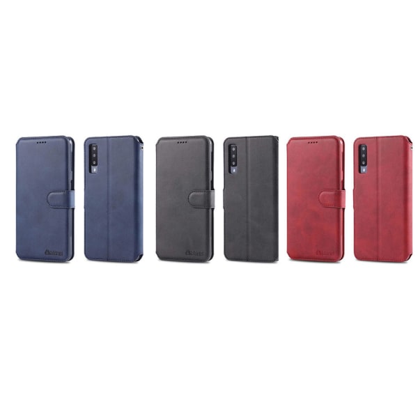 Effektiv Yazunshi Wallet Case - Samsung Galaxy A70 Svart