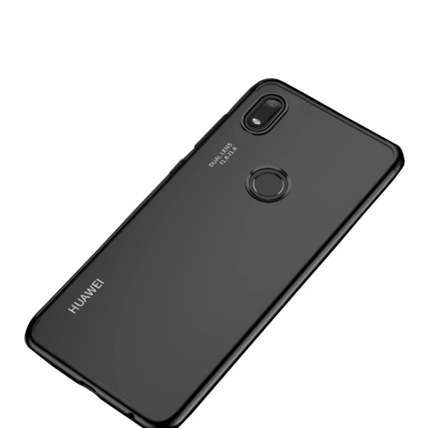 Stöttåligt Silikonskal (Floveme) - Huawei Y6s Svart