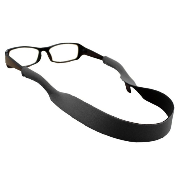 Käytännöllinen silmälasien/aurinkolasien nauha Svart