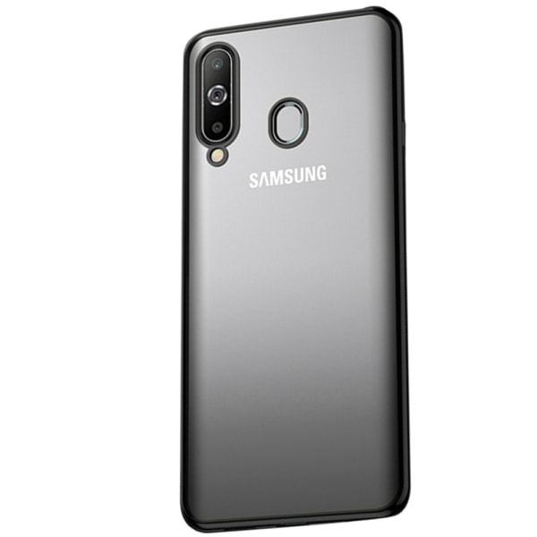 Samsung Galaxy A40 - Stilig Floveme silikondeksel Silver
