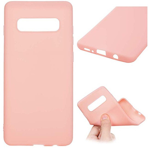 Samsung Galaxy S10 Plus - Silikonskal Ljusrosa