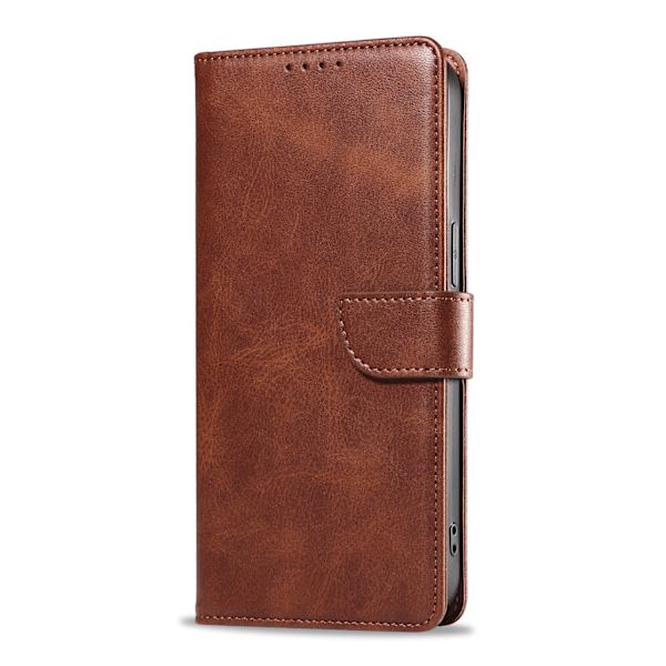 iPhone 15 pro - Plånboksfodral i Läder - Flera Färger Red
