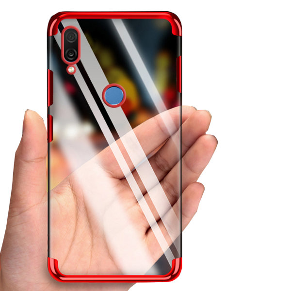 Stilfuldt beskyttende silikonecover - Huawei P Smart 2019 Röd