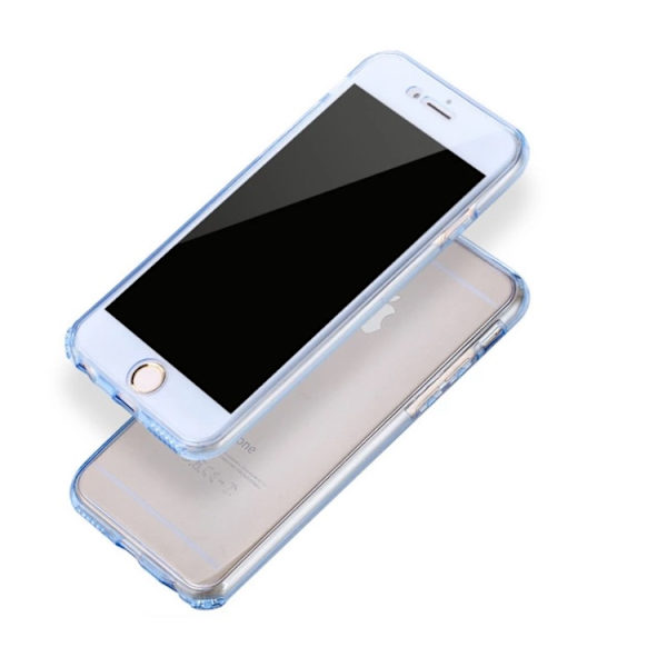 iPhone 6/6S Plus Silikonfodral med TOUCHFUNKTION Blå