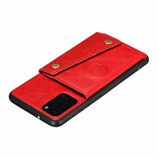 Glat cover med kortrum - Samsung Galaxy S20 Grå