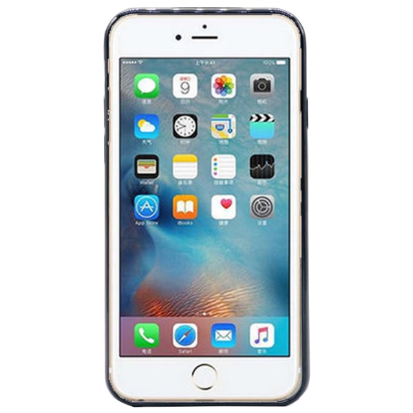 iPhone 5/5S – silikonikuori rengaspidikkeellä (FLOVEME) Svart