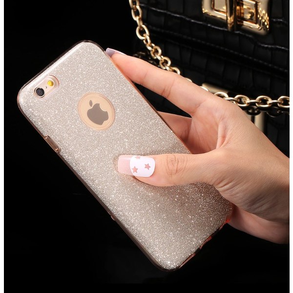 iPhone 6/6s plus - Snowflaken tyylikäs kristallikotelo Silver/Grå