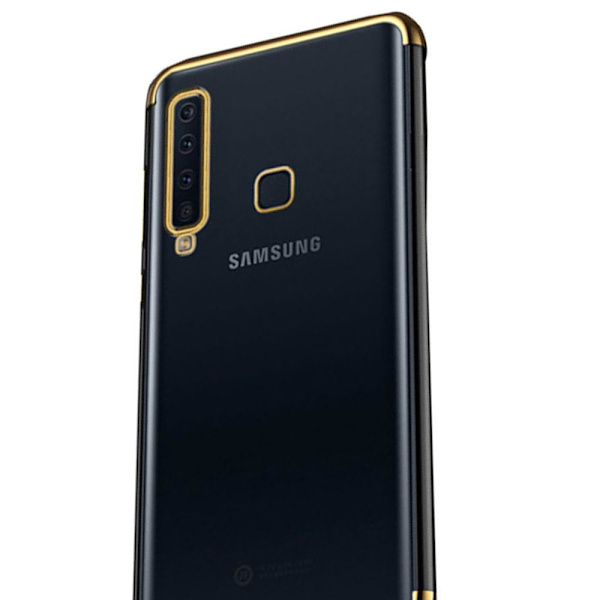 Stilsäkert Skyddande Silikonskal - Samsung Galaxy A9 2018 Silver