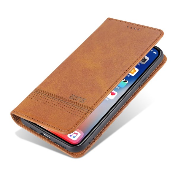 Let brugt AZNS Wallet Case - Xiaomi Redmi 9AT Mörkbrun