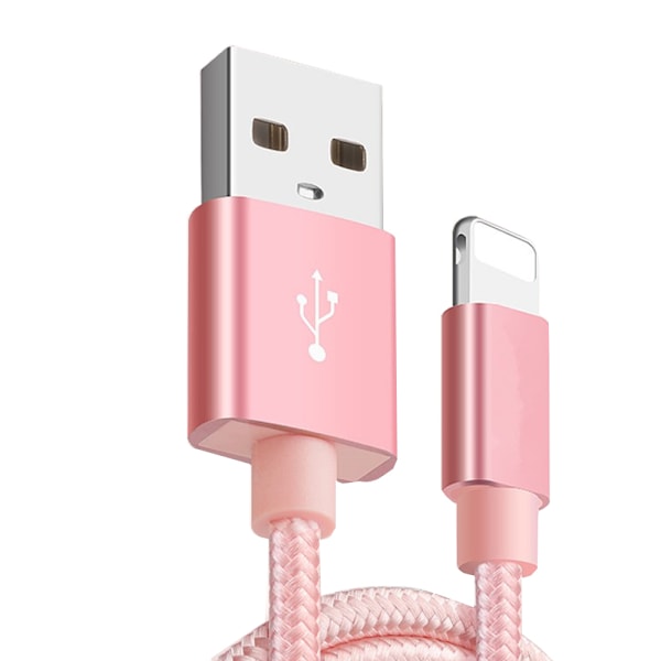 300cm Lightning Snabbladdare (Slitstark) Roséguld