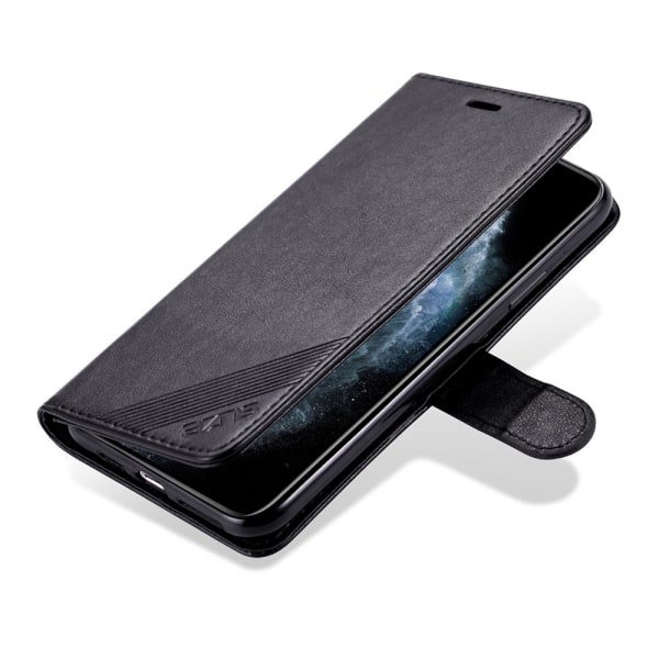 iPhone 11 Pro Max - Käytännöllinen lompakkokotelo AZNS Svart