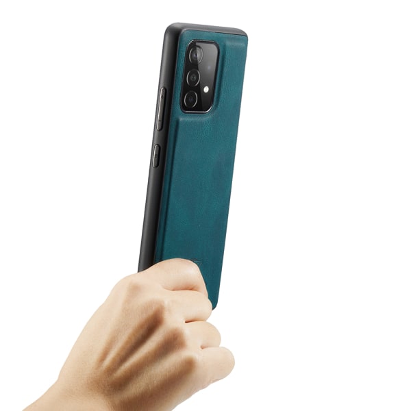 Praktisk magnetisk deksel med kortrom - Samsung Galaxy A72 Grön