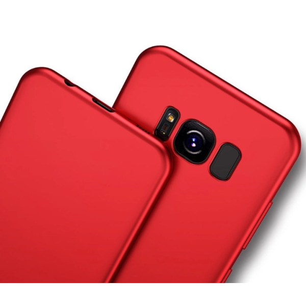 Samsung Galaxy S8 Exklusivt Smart Skal (Hög kvalité) Rosaröd Röd