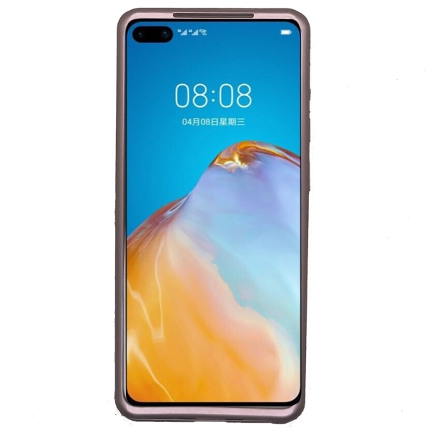 Huawei P40 Pro - Tyylikäs kaksipuolinen kansi Silver