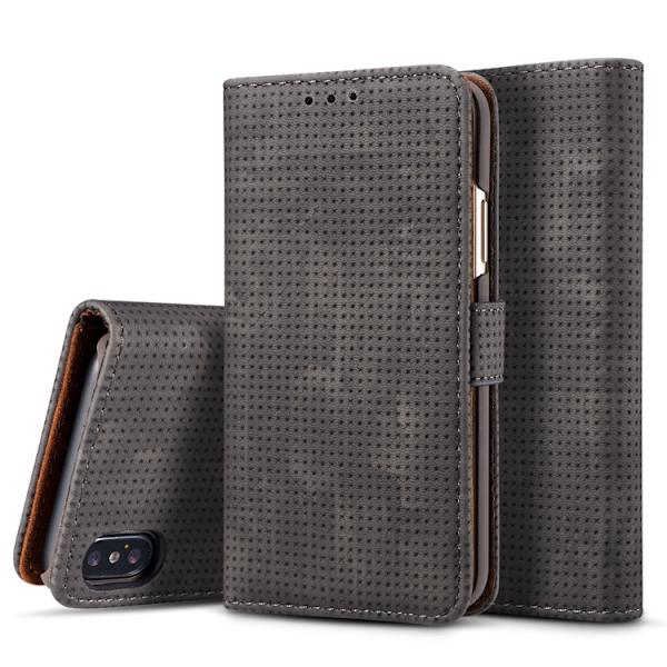 Genomtänkt och Elegant Fodral i Retro-Design till iPhone X/XS Brun