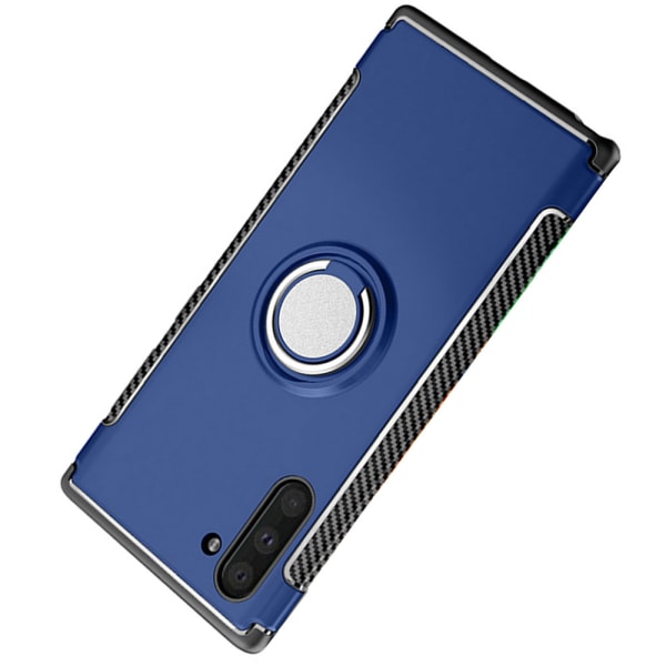 Samsung Galaxy Note10 - Exklusivt Floveme Skal med Ringhållare Petrol