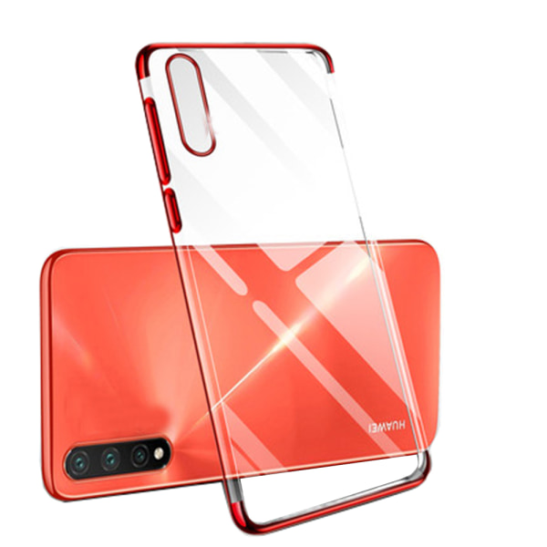 Huawei P Smart Pro – iskuja vaimentava silikonikotelo (Floveme) Röd