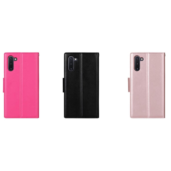 Stilsäkert Plånboksfodral Hanman - Samsung Galaxy Note10 Svart