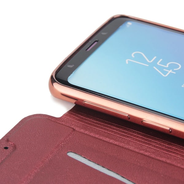 Tyylikäs kotelo korttilokerolla Samsung Galaxy S9:lle Blå