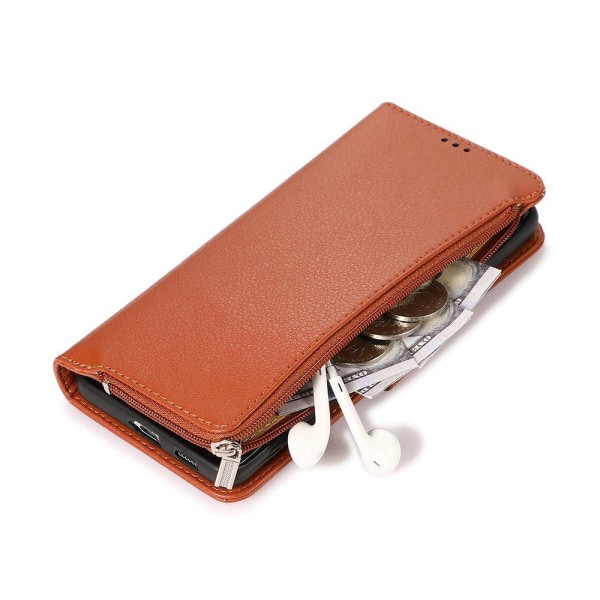 Praktisk lommebokdeksel - Samsung Galaxy S21 Ultra Röd