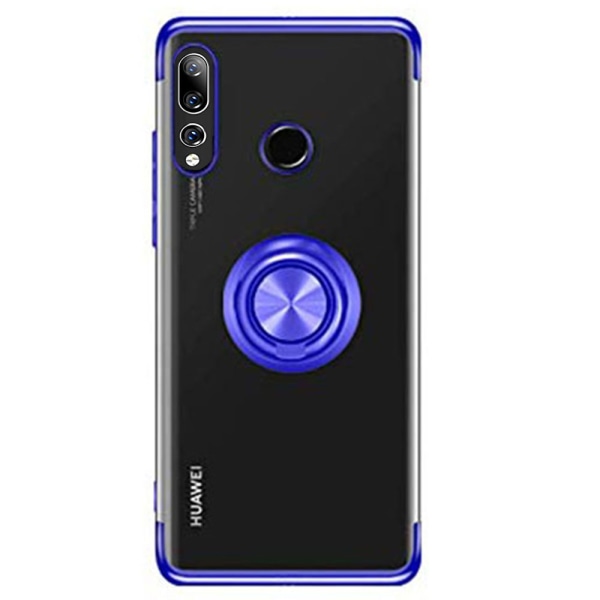 Huawei P Smart Z - Effektivt cover med ringholder Blå