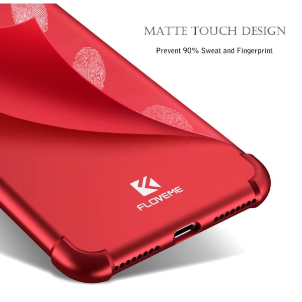iPhone 7 Plus - FLOVEME Smart Stilfuldt beskyttelsescover (MAX BESKYTTELSE) Guld