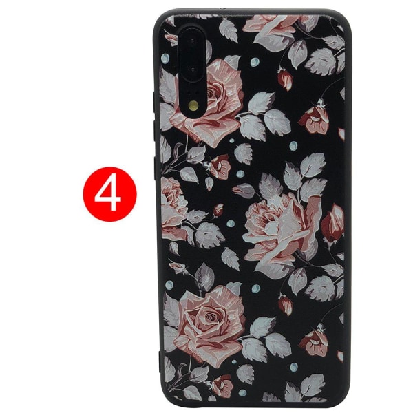 Huawei P20 lite -Skyddande  Blomsterskal 3