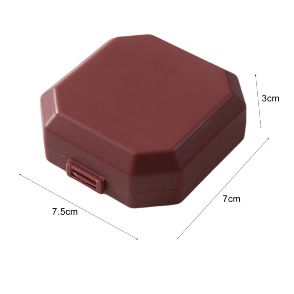 Lille og praktisk Mini Dosett 6-rum Röd