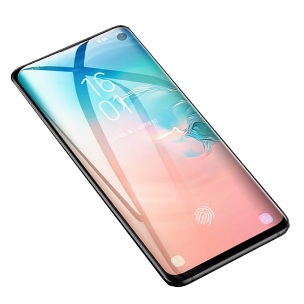 Samsung Galaxy S10 - Fram & Bak Heltäckande Skärmskydd Transparent/Genomskinlig