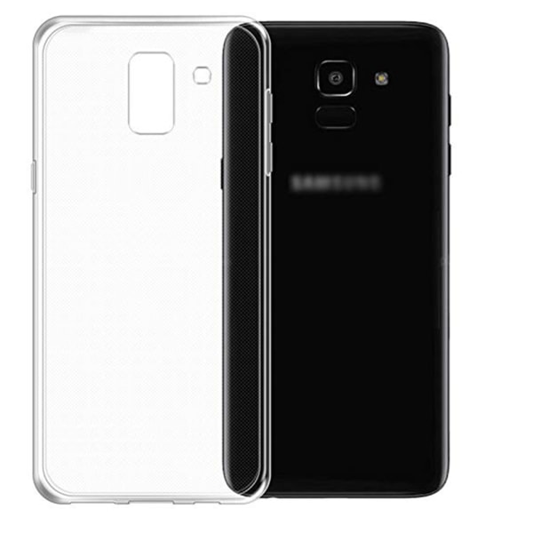 Samsung Galaxy J6 2018 - Silikondeksel Transparent/Genomskinlig