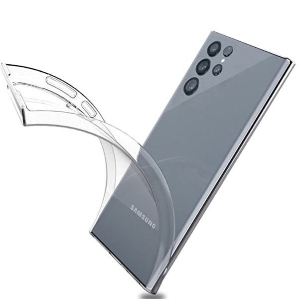 Stilrent FLOVEME Silikonskal - Samsung Galaxy S22 Ultra Genomskinlig