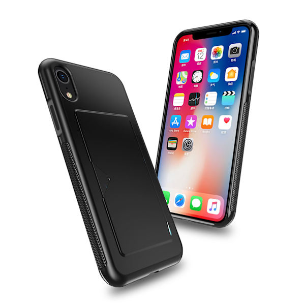 Stilrent Skal med Kortplats för iPhone XS Max Vit