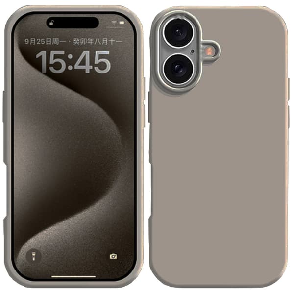 iPhone 17 Silikonskal  Reptålig & Greppvänlig Finish Lila