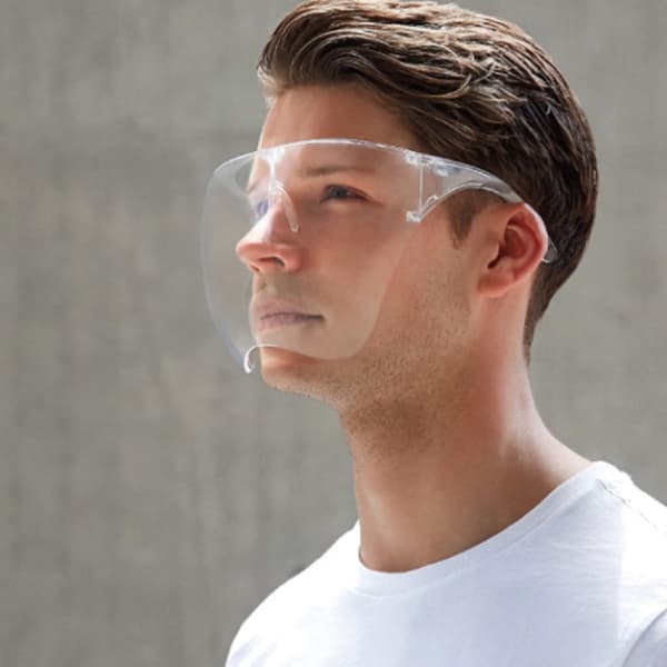 Slittåligt Ansiktsvisir Skyddsvisir Face Shield Genomskinlig
