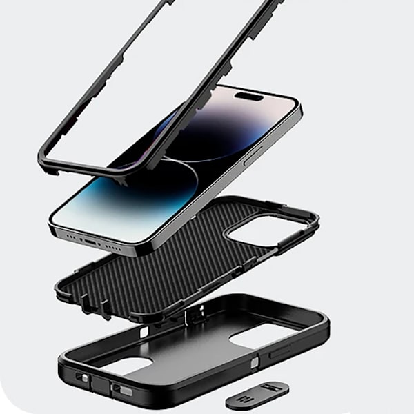Lyxigt och Hållbart Skydd för Din iPhone 15 Pro Max Orange