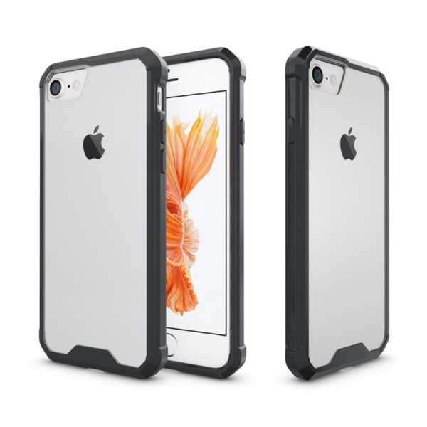 Ainutlaatuinen tyylikäs hybridisuoja FLOVEME - iPhone SE 2020 Grön