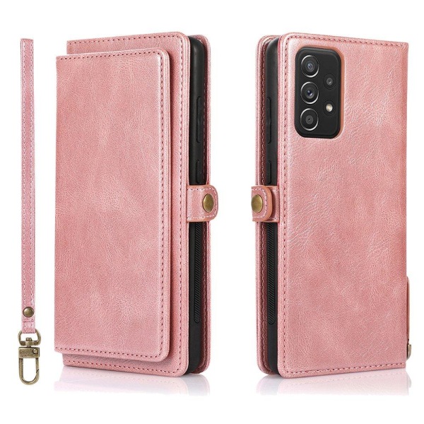 Smooth Stilfuld 2-1 Wallet cover - Samsung Galaxy A52 Brun