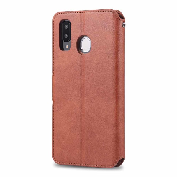 Praktisk AZNS pungetui - Samsung Galaxy A20E Brun