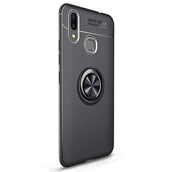 Samsung Galaxy A40 - Elegant AUTO FOCUS Skal Svart/Blå