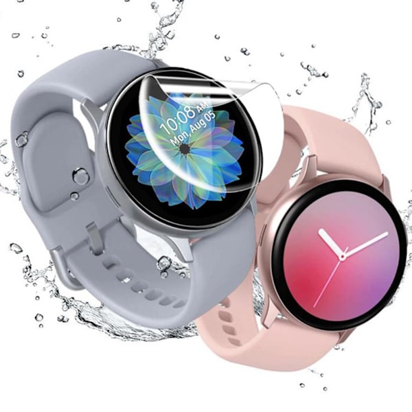 Galaxy Watch Active1 Mjukt Skärmskydd PET 40mm R500 Svart