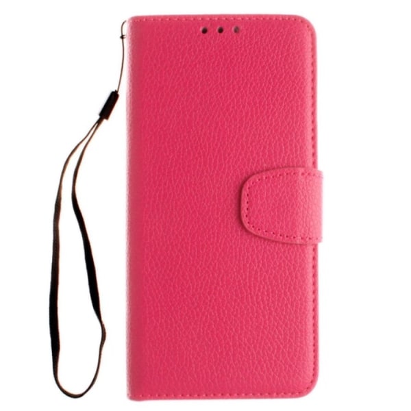 Huawei P10 Plus - Smart Wallet Case Højkvalitets Standfunktion Rosa